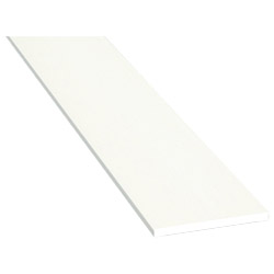 Flachprofil 40x3 mm Lg. 6,00 mfoliert456 5053 ALTWEIß [130] Produktbild
