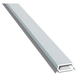 Trapez-Sprosse 23 mm SK Lg. 6,00 mfoliert, mit zwei schwarzen Weichlippen72 5105-167 LICHTGRAU [70] Produktbild