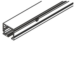 HAWA Laufschiene Junior 80/100 für Wandmontage Produktbild