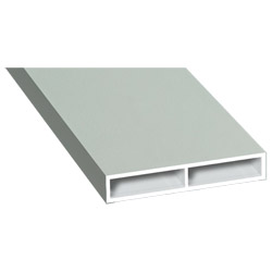 Kammerprofil 40x7 mm Lg. 6,00 mfoliert, ohne Nase70 3805-167 ACHATGRAU [62] Produktbild