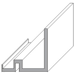 ALUMAT Einbauschablone Aluminium Produktbild