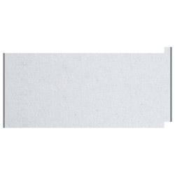 greenteQ Unterbaudämm-Profil Türschwelle Alumat MHT10/MHT20 2350x50/54x113, gefräst, beidseitig PVC-Beschichtet 1 mm, ähnlich dem RAL Farbton 7004 Produktbild