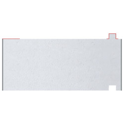 greenteQ Unterbaudämmprofil TS mit Klebestreifen hochdämmend beidseitig PVC Produktbild