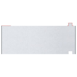 greenteQ Unterbaudämmprofil TS mit Klebestreifen hochdämmend beidseitig PVC. Produktbild