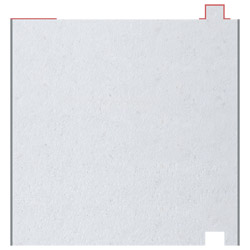 greenteQ Unterbaudämmprofil TS mit Klebestreifen hochdämmend beidseitig PVC. Produktbild