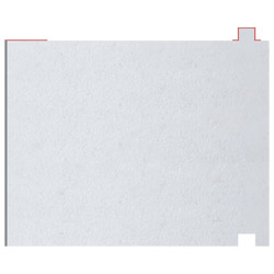 greenteQ Unterbaudämmprofil TS mit Klebestreifen hochdämmend einseitig PVC außen. Produktbild