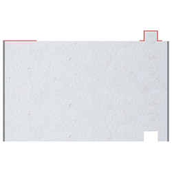 greenteQ Unterbaudämmprofil TS mit Klebestreifen hochdämmend beidseitig PVC Produktbild