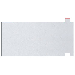 greenteQ Unterbaudämmprofil TS mit Klebestreifen hochdämmend einseitig PVC außen. Produktbild