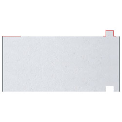 greenteQ Unterbaudämmprofil TS mit Klebestreifen hochdämmend beidseitig PVC. Produktbild