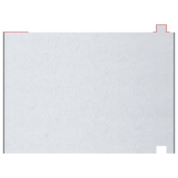 greenteQ Unterbaudämmprofil TS mit Klebestreifen hochdämmend beidseitig PVC Produktbild