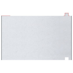 greenteQ Unterbaudämmprofil TS mit Klebestreifen hochdämmend beidseitig PVC. Produktbild