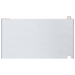 greenteQ Unterbaudämm-Profil mit Klebestreifen Türschwelle 2350x50/53x90, gefräst, beidseitige PVC-Beschichtung 1mm , ähnlich dem RAL Farbton 7004 Produktbild