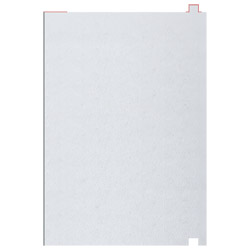 greenteQ Unterbaudämmprofil TS mit Klebestreifen hochdämmend einseitig PVC außen. Produktbild