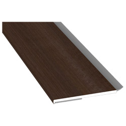 Flachprofil 50x3 mm WL SK Lg. 6,00 mfoliert, WL Schwarz436 3059 WALNUSS TERRA [111] Produktbild