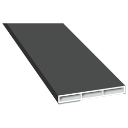 Kammerprofil 60x7 mm SK Lg. 6,00 mfoliert, ohne Nase470 6003 MATTEX ANTHRAZITGRAU [161] Produktbild