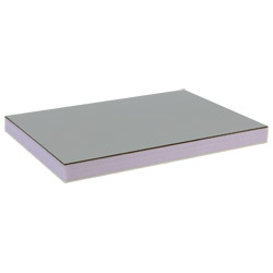 greenteQ Sandwichplatte HPL/HD/PVC einseitig HPL Renolit, XPS-Kern, Grautöne Produktbild