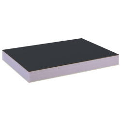 greenteQ Sandwichplatte HPL/HD/PVC einseitig HPL Renolit, XPS-Kern, Grautöne Produktbild