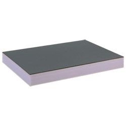 greenteQ Sandwichplatte HPL/HD/PVC einseitig HPL Renolit, XPS-Kern, Grautöne Produktbild