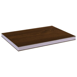 greenteQ Sandwichplatte HPL/HPL beidseitig foliert Renolit, XPS-Kern, Holztöne Produktbild