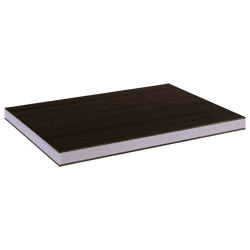 greenteQ Sandwichplatte HPL/HPL beidseitig foliert Renolit, XPS-Kern, Holztöne Produktbild