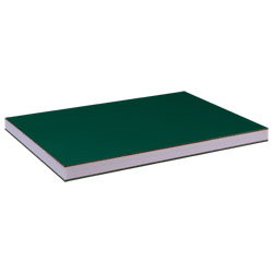 greenteQ Sandwichplatte HPL/HPL beidseitig foliert Renolit, XPS-Kern, Farbtöne Produktbild