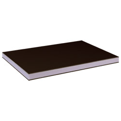 greenteQ Sandwichplatte HPL/HPL beidseitig foliert Renolit, XPS-Kern, Farbtöne Produktbild