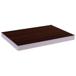 greenteQ Sandwichplatte HPL/HD/PVC einseitig HPL Renolit, XPS-Kern, Holztöne Produktbild