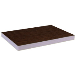 greenteQ Sandwichplatte HPL/HD/PVC einseitig HPL Renolit, XPS-Kern, Holztöne Produktbild