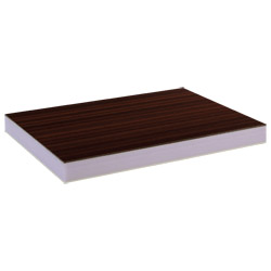 greenteQ Sandwichplatte HPL/HD/PVC einseitig HPL Renolit, XPS-Kern, Holztöne Produktbild