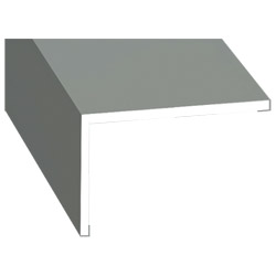 Winkelprofil 40x60x3 mm Lg. 6,00 mAußen foliert436 7049 TITANIUM COOL COLOR [127] Produktbild