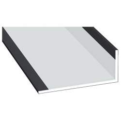Winkelprofil 25x60x2,5 mm Lg. 6,00 mAußen foliertPX 47858 ANTHRAZIT ULTI MATT [140] Produktbild