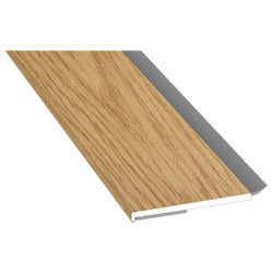 Flachprofil 40x3 mm WL SK Lg. 6,00 mfoliert, WL Schwarz316 7011-167 EICHE NATUR [29] Produktbild