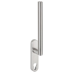 greenteQ Hebe-/Schiebetürgriff HSTG61.PZ.ER Edelstahl fein matt, Stiftlänge 2x95 mm (Lose) Nocken-Ø 10 mm, inkl. Schrauben M6x80 mm Produktbild