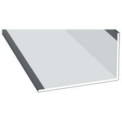 Winkelprofil 60x100x3 mm Lg. 6,00 mAußen foliert70 1205-167 BASALTGRAU [52] Produktbild