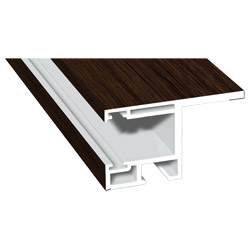 Rolladenschiene 30x32 K Lg. 6,00 mit Nase Eiche mittel 205 2089-167 ohne Bürste Produktbild