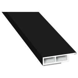 Kammerprofil 30x7 mm SK Lg. 6,00 mfoliert, mit Nase476 6062 MATTEX JET BLACK [164] Produktbild