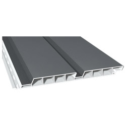 Nut- u. Federprofil 200x17 mm Lg. 6,00 mfoliert, Rhombus70 1205-167 BASALTGRAU [52] Produktbild