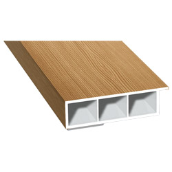 Kammerprofil 60x15 mm SK Lg. 6,00 mfoliert, mit Nase306 9041-167 BERGKIEFER [21] Produktbild