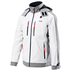FLEX Akku Heizjacke Softshell TJ White 10.8/18.0 Men Produktbild