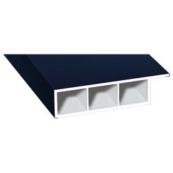 Kammerprofil 60x15 mm Lg. 6,00 mfoliert, mit Nase51 5005-167 STAHLBLAU [45] Produktbild