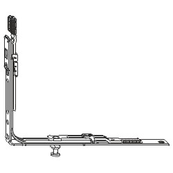 SIEGENIA-AUBI TITAN Eckumlenkung VSU/K+ BSW A0273 Produktbild