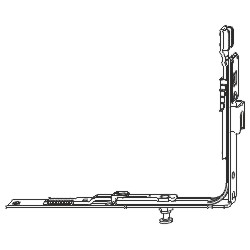 SIEGENIA-AUBI TITAN Eckumlenkung VSU/K+ BSW A0273 Produktbild