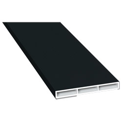 Kammerprofil 60x7 mm SK Lg. 6,00 mfoliert, ohne Nase436 6023 SCHWARZGRAU MATT [118] Produktbild