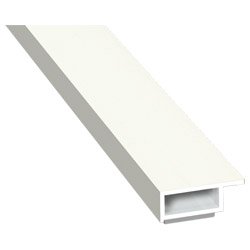 Kammerprofil 20x7 mm SK Lg. 6,00 mfoliert, mit Nase456 4053 REAL WOOD ALTWEIß [92] Produktbild