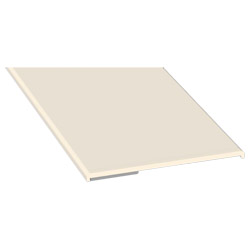 ROLLE Flachprofil 50x2,5/1,5 mm SKCremeweiß, VE: 150 mDen letzten Meter bitte nicht verarbeiten Produktbild