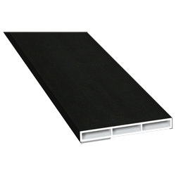 Kammerprofil 60x7 mm SK Lg. 6,00 mfoliert, ohne Nase446 7062 JET BLACK SFTN CC+ [146] Produktbild