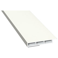 Kammerprofil 50x7 mm SK Lg. 6,00 mfoliert, mit Nase456 4053 REAL WOOD ALTWEIß [92] Produktbild