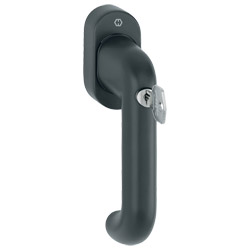 HOPPE Fenstergriff PARIS E038S/US9056 100NM Secustik® abschließbar - inkl. Schrauben Produktbild