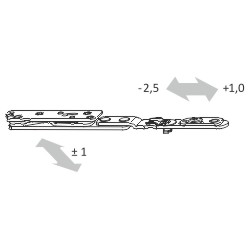 SIEGENIA-AUBI TITAN Scherenarm DF/3 AX 24 Produktbild