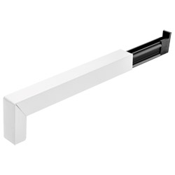 Gleitabschluss GAA400 Plus komplett mit Dichtteil 50 mm Ral 9016 links Produktbild